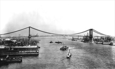 New York. Manhattan bridge