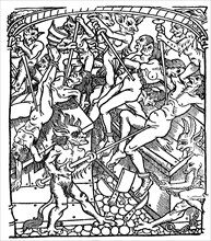 Hell: Women (witches) tortured by devils