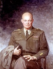 Portrait du Général Dwight D. Eisenhower par Thomas Stephen