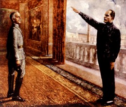 Settimelli, Mussolini et Victor-Emmanuel III