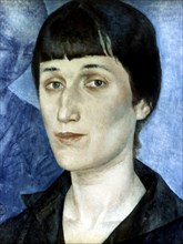 portrait de l'écrivain Anna Akhmatova