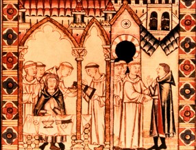 Miniature, "Cantigas de Santa Maria de Alphonse X"