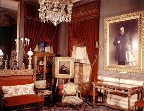Le salon de Louis Pasteur tel qu'il était lorsqu'il l'habitait