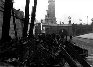Paris, Dégats après les émeutes de1934