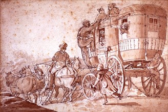 Charles Aubry. Stagecoach