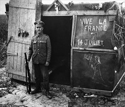 British civil servant and dugout decorated on the 14th of July