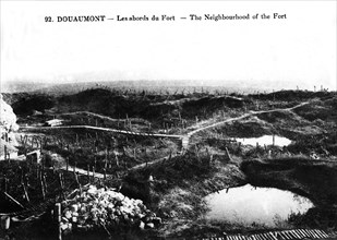 Les abords du fort de Douaumont
