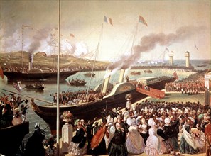 L. Armand, Reception of Queen Victoria in Boulogne