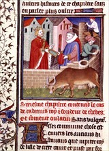Manuscript by Boccace (1313-1375)