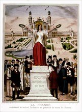 Popular print, 1878 World exhibition in Paris
