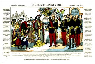 Le sultan de Zanzibar à Paris reçu par Mac Mahon (1875)