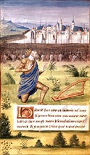 Histoire universelle depuis la création du monde jusqu'à 1340. David et son ost devant Jérusalem
