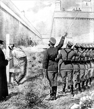Exécution d'anarchistes dans la prison de Montonich
