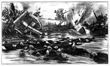 Image d'Epinal : La bataille de l'Yser