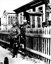 Le maréchal von Hindenburg nommé commandant en chef des armées allemandes en remplacement de Falkenbayn au QGC de Ludendorff