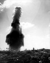 The Pacific War: nuclear explosion in Okinawa