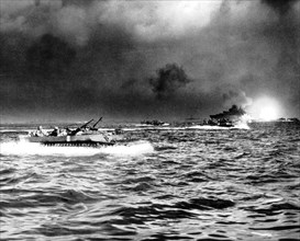 The Pacific War: the American fleet near Okinawa