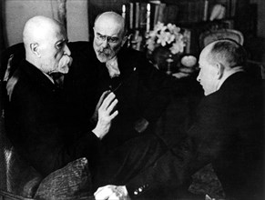 Masaryk with Louis Barthou
