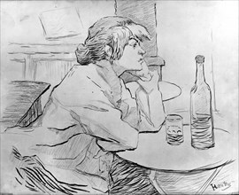 Toulouse-Lautrec, The Drinker or Hangover