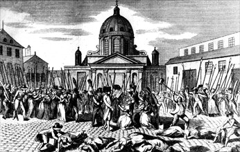 Day of September 1792. Massacre of women at La Salpetriere