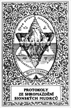 Le protocole de Sion. (Publication antisémite). Edition tchèque
