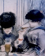 Manet, Women drinking beer