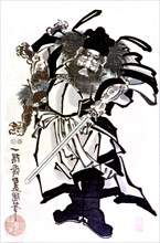Litagawa Kunisada, Shoki le démon