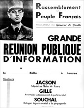 R.P.F. poster (De Gaulle's movement)