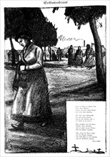 Schütz, Femme à l'enterrement de son mari