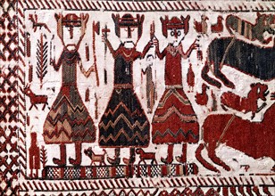 Skog tapestry (detail), legendary characters