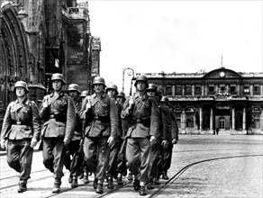 Soldats allemands à Bordeaux