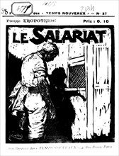 Dessin de Kupka et texte de Kropotkine dans "Les Temps nouveaux" : Le Salariat