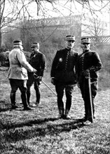 Les généraux Joffre, Maistre, Foch et Maud'huy