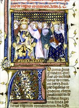 Vincent de Beauvais. Manuscript of the 'Speculum historial' ('historial' mirror)