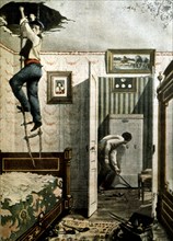 Scene of burglary, 1901