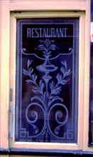 French restaurant sign