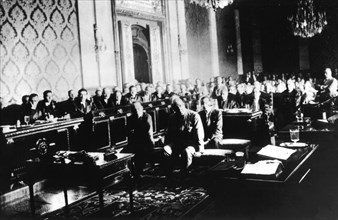 Le conseil de guerre après la révolte de Madrid et de Séville (1932)