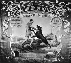 Banner of the National Union of railwaymen
