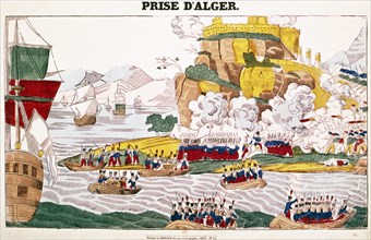 Conquest of Algeria. Capture of Algiers, July 4, 1830