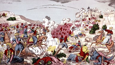 Conquest of Algeria. Defence of Mazagran