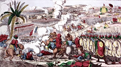 Conquête de l'Algérie. Bataille d'Isly, le 14 août 1844