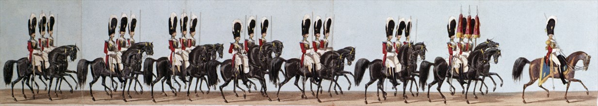 Parade for Queen Victoria's coronation