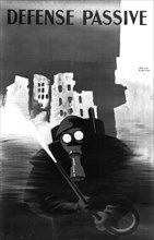 Affiche de Paul Colin pour la défense passive (1939)