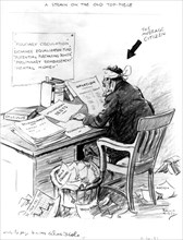 Satirical cartoon by Kirby about inflation