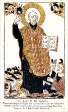 Image populaire. Saint Ignace de Loyola (1491-1556)