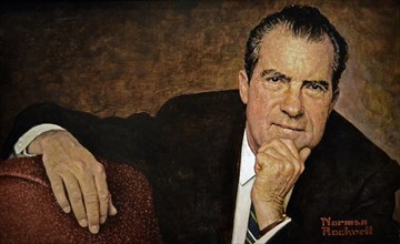 Rockwell, Portrait of Richard Nixon