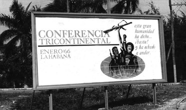 Affiche pour la Conférence tri-continentale