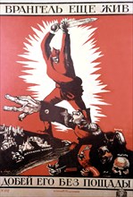 Affiche de propagande de Dimitry Moor (1920)