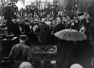 Funérailles du leader national-socialiste Maikowski et de l'officier de police Zauritz (février 1933)