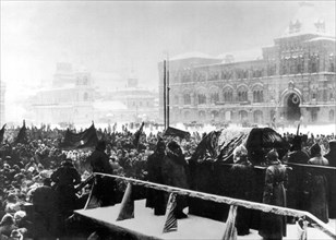 Lenin's funeral in Moscow
